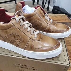 Bed Stu Tan Leather Women's Sneakers